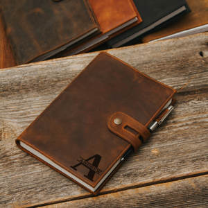 Business Office Heavy Duty Smell Proof Protection Leather Journal <b>A5</b> Refillable Notebook Holder Case Organizer LNBC-0050 - Product Image 4