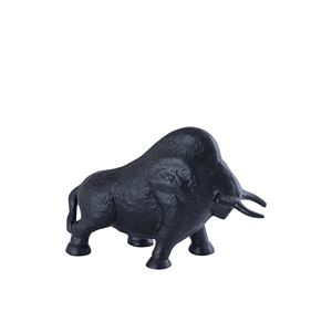 Modern Design Handmade Aluminum Cast <b>Bull</b> <b>Statue</b> Sculpture Elegant Table Centerpiece for Home or Office Decor Wholesale - Product Image 1
