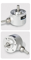 Codificador Rotatorio Incremental Compatible E40S6-1000-3-T-24, 1000PPR, Eje de 6mm, DC12-24V, ABZ, Clasificación IP65, Montaje con Placa de Resorte
