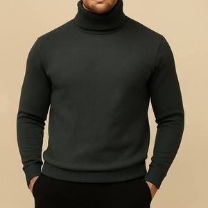 Suéter de Cuello Alto Personalizado, Tejido Acanalado, Informal, de Alta Calidad, Forrado, Suave, Venta al Por Mayor Directa de Fábrica ODM - Product Image 6