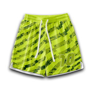 Meilleure vente de shorts réversibles en jersey pour hommes à séchage rapide en maille polyester respirant personnalisable ensemble d'uniformes de basket-ball OEM - Product Image 5