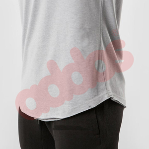Wholesale Custom 100% Cotton <b>Mens</b> <b>T</b>-<b>Shirt</b> <b>Scoop</b> <b>Neck</b> Sleeveless Loose Fit Anti-Wrinkle Breathable Quick Dry Street Style Bulk - Product Image 4