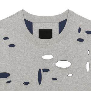 Nouveaux t-shirts pour hommes en coton 100% à manches longues, surdimensionnés, lourds, lavés à l'acide, avec effet délavé, prix bas, vente en gros personnalisée professionnelle - Product Image 6