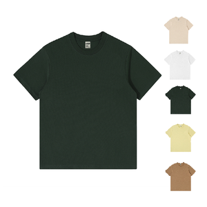 Offre Spéciale de l'usine Logo personnalisé Vintage coton Streetwear Acid Wash Technique pré-rétrécissement lourd 230g T-shirt solide pour hommes - Product Image 1