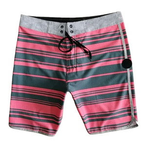 Pantalones cortos de tabla para hombre personalizados, pantalones cortos de playa reciclados de último diseño con traje de baño con estampado de sublimación de animales y letras, envío DDP - Product Image 1