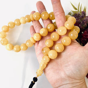 ลูกประคำอำพันบอลติกสีเหลืองธรรมชาติ, ลูกประคำอิสลาม, มิสบาฮะห์ 33 เม็ด - Product Image 6