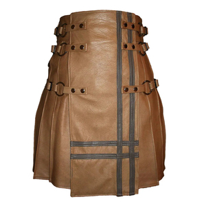 Kilt de Cuero Vacuno Auténtico Hecho a Medida para Hombre, Alta Calidad, Precios al por Mayor, Kilt para Adultos en Oferta, Nuevo Modelo, Elegante, OEM Personalizado - Product Image 1