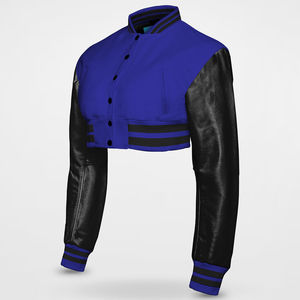 Nouveauté 2026 : Vestes universitaires pour femmes, vestes universitaires courtes tendance pour femmes, logo personnalisé, vêtements de sport, vestes respirantes - Product Image 4