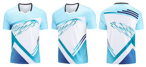 เสื้อยืดแบดมินตันและเทนนิสสำหรับทั้งชายและหญิงเสื้อยืดเทนนิสสำหรับเล่นกอล์ฟ100% โปโลผ้าฝ้ายด้านหน้าติดโลโก้กางเกงขาสั้นเสื้อเจอร์ซีย์ด้านหน้าหนุ่ม - Product Image 6