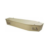 Paquet de cercueil en MDF avec doublure en satin nu Cercueil et cercueil en MDF pour adulte Contreplaqué Panneau de fibres de bois Cercueil en MDF Vietnam
