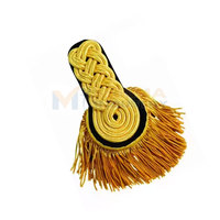 Épaulettes élégantes en tissu de haute qualité avec épingle de sûreté pour uniformes d'hôtellerie et de service, ajustement réglable