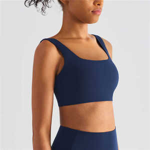 Séchage rapide chaud Sexy U cou antichoc sport Yoga soutien-gorge Gym Fitness porter soutien-gorge haut Logo personnalisé vêtements pour femmes - Product Image 5