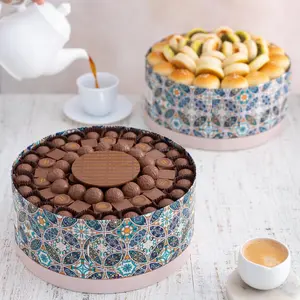 Support de gâteau en verre incrusté d'os et de nacre, fabrication indienne, fait à la main, prix d'usine, vente en gros - Product Image 1