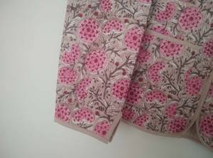 Veste en polaire réversible en coton pour femmes, manteau d'hiver matelassé avec poche boutonnée, veste courte imprimée d'automne - Product Image 3