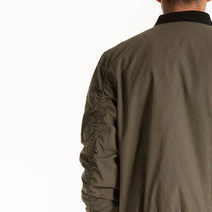 แจ็กเก็ตบอมเบอร์สำหรับผู้ชายเสื้อแจ็คเก็ตบอมเบอร์คอตั้งสำหรับชุดลำลอง - Product Image 6