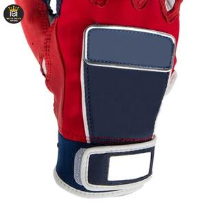 Gants de frappeur de baseball à sangle de poignet réglable à vendre Gants de frappeur de baseball en cuir PU pour adultes - Product Image 6