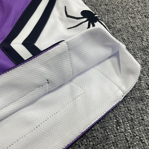 กางเกงขาสั้นบาสเก็ตบอลสำหรับผู้ชายสีดำตาข่ายกีฬาออกแบบได้ตามต้องการจัดส่งแบบ DDP - Product Image 5