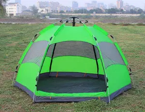 Tùy chỉnh Trung Quốc du lịch 4 mùa La tente gia đình lớn Lều tự động ngoài trời không thấm nước tự động mái vòm cắm trại LỀU 6 người