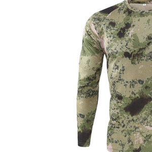 Camiseta Deportiva de Compresión de Manga Larga para Hombre, Cuello Redondo, Corte Holgado, Secado Rápido, Tejido Deportivo, Ecológico, Transpirable, Poliéster - Product Image 4