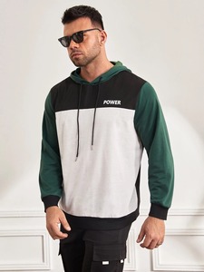 Vente en gros OEM sweat à capuche personnalisé pour hommes sweat-shirt à capuche léger pull-over pour hommes logo personnalisé et couleurs disponibles - Product Image 2