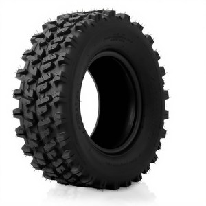 Ensemble de 4 pneus tout-terrain ATV - Pneus en caoutchouc à haute traction avec bande de roulement en X - Product Image 4