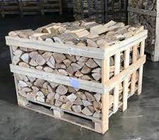 Leña de madera dura seca al horno, haya y roble, en palés y troncos ensacados para calefacción doméstica y cocina al aire libre, en venta. - Product Image 2