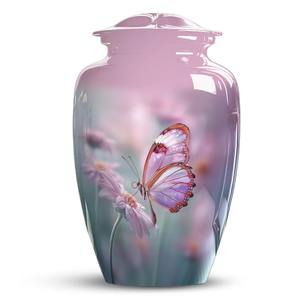 จำหน่ายส่ง โกศบรรจุอัฐิลายดอกไม้ สำหรับเก็บเถ้ากระดูก ใช้ในงานศพและใช้ในบ้าน มีจำหน่ายในราคาขายส่ง - Product Image 2