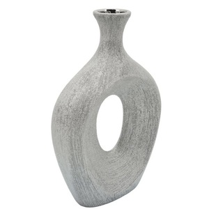 Nuevos jarrones metálicos para flores, jarrones de aluminio pulido brillante para decoración de bodas, fiestas y restaurantes. - Product Image 1