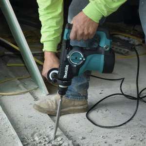 Martillo Rotatorio SDS-Plus Reacondicionado de 1-1/8 Pulgadas, Grado Industrial/DIY, con Luz LED, Potencia de Entrada Eléctrica de 800W para Perforación - Product Image 3