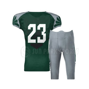 Uniforme de football américain de qualité supérieure, design personnalisé, manches courtes, respirant, taille plus, couleur personnalisée et prix bas - Product Image 6