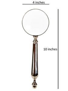 Ensemble de 4 loupe, ouvre-lettre, ouvre-bouteille et éteignoir à bougie, design côtier, en aluminium léger, pour table, 9,5Lx9,5Wx33,7H cm - Product Image 3