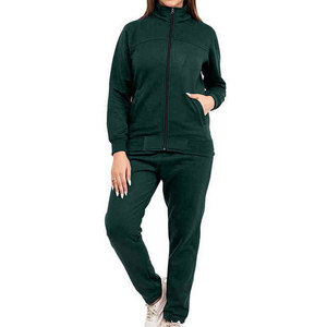 OEM pulóver con capucha y pantalón de chándal para mujer sudadera Jogger conjunto 100% algodón polar 2 piezas conjunto chándales para mujer - Product Image 1