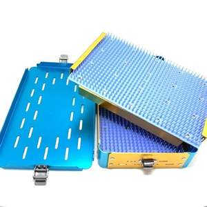 Double Layer Stainless Steel Manual <b>Instrument</b> Sterilization Tray Case for Ophthalmic and <b>Orthopedic</b> <b>Surgical</b> <b>Instruments</b> - Product Image 5