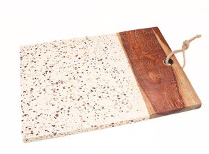 Tabla de Cortar Redonda de Mármol de Tamaño y Diseño Personalizados, Diseñada para Exhibiciones de Servicio Elegantes con Capacidad de Corte Sólida - Product Image 2