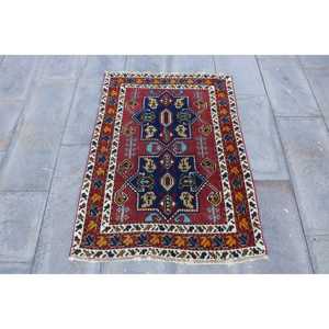 พรมขนาด 2.8x3.7 ฟุต, พรมตุรกีขนาดเล็ก, พรมลายพรางสีแดง - Product Image 1