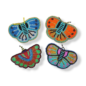 Sous-verres décoratifs en perles brodés à la main Boho Accessoires de table pour mariages et fêtes - Product Image 4