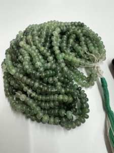 Eminent Jewel Natural Genuine Peridot Rondelle Plain Smooth 5mm Green <b>Color</b> <b>Beads</b> Jewelry Making Sold Per Strand 13 Inches Long - Product Image 3