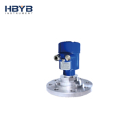 HBYB - Medidor de Nivel por Radar de 80 GHz con Conexión de Brida de Alta Temperatura, Acero Inoxidable, IP67, 4-20 mA, Rs485