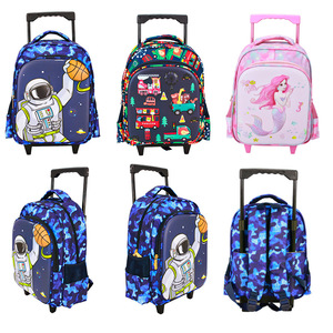 <span class=keywords><strong>Mochila</strong></span> escolar Trolly <span class=keywords><strong>sirena</strong></span> astronauta cuento de hadas dibujos animados niños <span class=keywords><strong>mochila</strong></span> para la escuela 2 <span class=keywords><strong>ruedas</strong></span> - Product Image 3