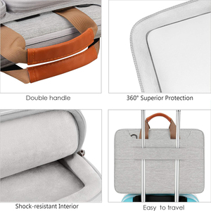 Sac à bandoulière unisexe pour <span class=keywords><strong>ordinateur</strong></span> <span class=keywords><strong>portable</strong></span> 15,6 pouces, sac de conférence professionnel multifonctionnel, étui de protection pour <span class=keywords><strong>ordinateur</strong></span> <span class=keywords><strong>portable</strong></span> 360° - Product Image 3