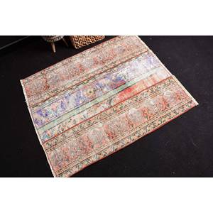 พรมขนสัตว์สีแดงวินเทจแบบปะต่อขนาดใหญ่31X37ฟุตรูปสี่เหลี่ยมโถงทางเดินวัสดุวิสคอสสำหรับทางเข้าห้องนั่งเล่นน้ำยาง - Product Image 2