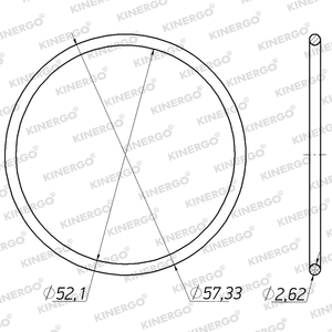 Joint torique ORGM02 pour ORGM02 BW 310mm LU (A618, 47RH, 47RE, 48RE) A618, 47RH, 47RE, 48RE (BW 310mm LU) - Product Image 2