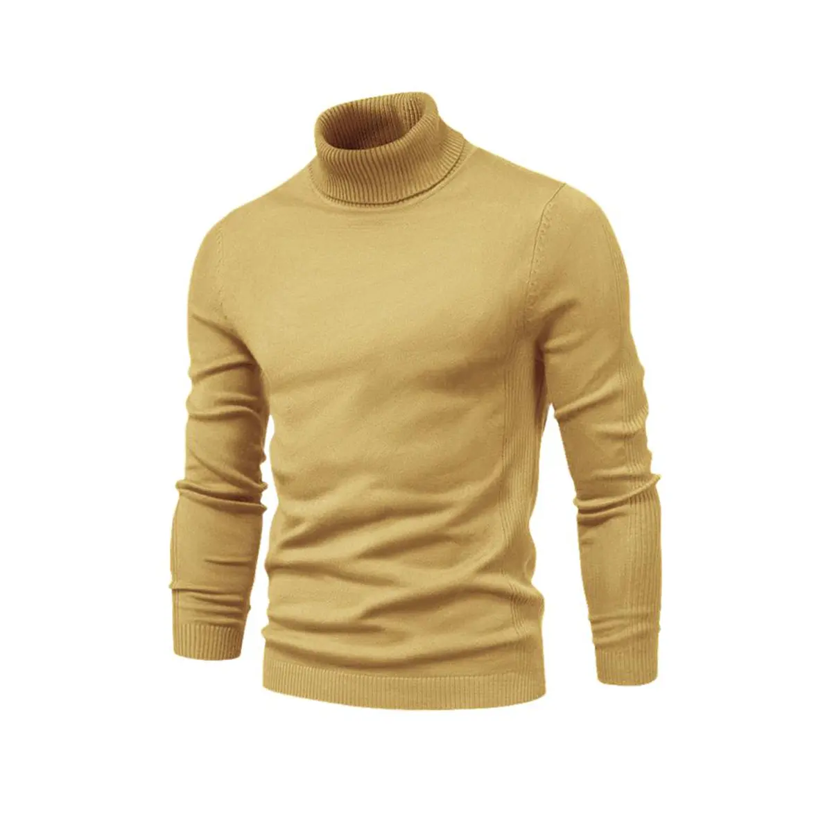 2022 new fashion Mens Designer Wholesale Turtle Neck Plain Customize size knitting Pullover High Collar Sweater Clothing
