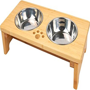 Free Sample Customize Luxury Steel Marble Pet <b>Cat</b> <b>Bowl</b> - Product Image 2