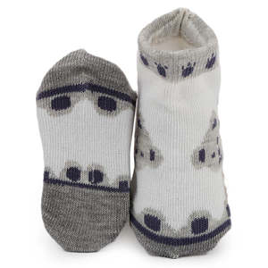 Newborn <b>Booties</b> - Grey - Product Image 3