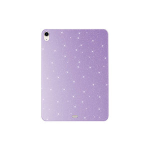 Coque arrière pour iPad Air 11 Netzy 2024, blanche, scintillante, brillante, compatible avec les tablettes SAFA, en cuir PU durable, certifiée ROHS - Product Image 1