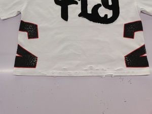 Fabricante de Ropa, Camisetas Gráficas Personalizadas de Estilo Urbano, Camisetas Blancas para Hombre, Lavado Ácido, Impresión Vintage, Camisetas de Manga Corta - Product Image 5