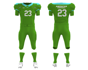 Uniformes de fútbol juvenil de manga corta personalizados, camisetas americanas de Juego superior para uso en equipo, características transpirables de talla grande - Product Image 1