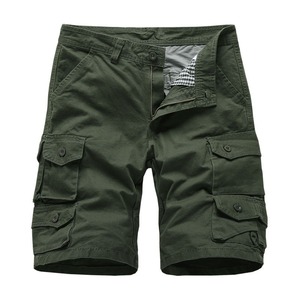 Pantalones cortos Cargo de algodón negro de alta calidad para hombre con servicio OEM de múltiples bolsillos - Product Image 6