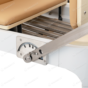 Reformer de <span class=keywords><strong>Pilates</strong></span> en alliage d'aluminium pour la salle de sport à domicile, équipement essentiel pour les cours de yoga et de <span class=keywords><strong>Pilates</strong></span>, matériau durable en bois, acier et PU - Product Image 3